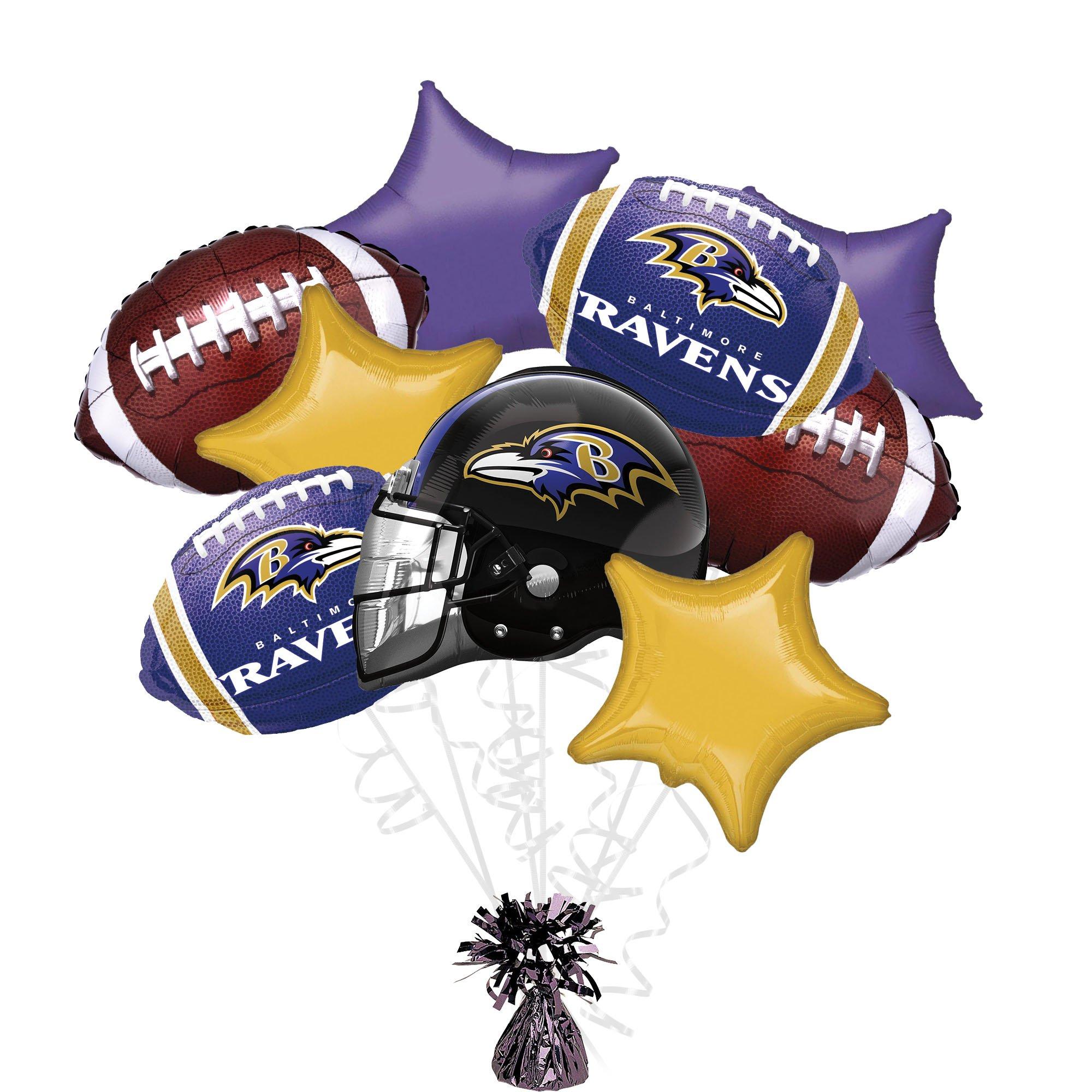 Baltimore Ravens Foil Balloon Bouquet